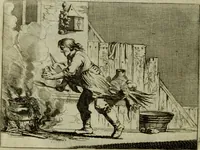 An illustration from Ian van der Veens Zinne-beelden oft Adams appel (1642)