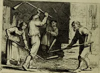 An illustration from Ian van der Veens Zinne-beelden oft Adams appel (1642)