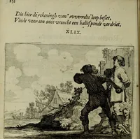 An illustration from Ian van der Veens Zinne-beelden oft Adams appel (1642)
