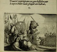 An illustration from Ian van der Veens Zinne-beelden oft Adams appel (1642)