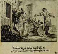 An illustration from Ian van der Veens Zinne-beelden oft Adams appel (1642)