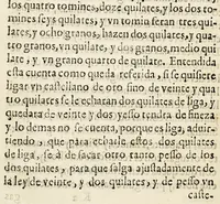 Picture 4 of 5 from Iardin de ensayadores que ensena a aquilatar, y dar el valor a la plata conforme a las reyes reales, paraque se ajusten a ellas los ensayadores, en el conocimiento de su valor. : Y assi mesmo se da ente[n]der, co mo [sic] el ensaye del oro, y de la plata tiene punto fixo, debajo de pesso, y cuenta. (1639), leaf 80