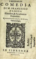 An illustration from I Bernardi : comedia (1564)