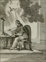 Picture 51 of 108 from Ichnographia emblematica triplicis ad Deum Tri-unum mysticae viae, purgativae, illuminativae, unitivae : splendoribus sanctorum, virtutibus eorum, divinisque charismatibus illustrata, in quinque partes divisa ... (1779), leaf 114