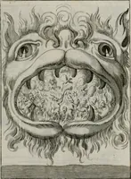 An illustration from Ichnographia emblematica triplicis ad Deum Tri-unum mysticae viae, purgativae, illuminativae, unitivae : splendoribus sanctorum, virtutibus eorum, divinisque charismatibus illustrata, in quinque partes divisa ... (1779)