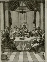 An illustration from Ichnographia emblematica triplicis ad Deum Tri-unum mysticae viae, purgativae, illuminativae, unitivae : splendoribus sanctorum, virtutibus eorum, divinisque charismatibus illustrata, in quinque partes divisa ... (1779)