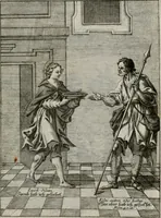 An illustration from Ichnographia emblematica triplicis ad Deum Tri-unum mysticae viae, purgativae, illuminativae, unitivae : splendoribus sanctorum, virtutibus eorum, divinisque charismatibus illustrata, in quinque partes divisa ... (1779)
