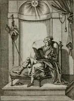 Picture 21 of 108 from Ichnographia emblematica triplicis ad Deum Tri-unum mysticae viae, purgativae, illuminativae, unitivae : splendoribus sanctorum, virtutibus eorum, divinisque charismatibus illustrata, in quinque partes divisa ... (1779), leaf 54
