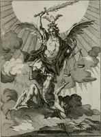 Picture 41 of 108 from Ichnographia emblematica triplicis ad Deum Tri-unum mysticae viae, purgativae, illuminativae, unitivae : splendoribus sanctorum, virtutibus eorum, divinisque charismatibus illustrata, in quinque partes divisa ... (1779), leaf 94