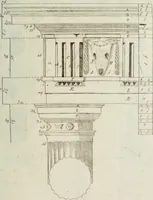 An illustration from I cinque ordini di architettura di Andrea Palladio : esposti per un' esatta istruzione di chi ama e coltiva questa bella utilissima arte (1800)