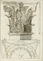 An illustration from I cinque ordini di architettura di Andrea Palladio : esposti per un' esatta istruzione di chi ama e coltiva questa bella utilissima arte (1800)