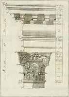 An illustration from I cinque ordini di architettura di Andrea Palladio : esposti per un' esatta istruzione di chi ama e coltiva questa bella utilissima arte (1800)