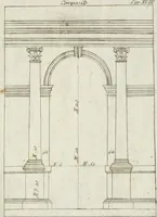 An illustration from I cinque ordini di architettura di Andrea Palladio : esposti per un' esatta istruzione di chi ama e coltiva questa bella utilissima arte (1800)