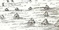 Picture 8 of 34 from I commentari di C. Givlio Cesare : con le figvre in rame de gli alloggiamenti, de' fatti d'arme, delle circonuallationi delle città, & di molte altre cose notabili descritte in essi (1598), leaf 103