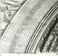 Picture 22 of 34 from I commentari di C. Givlio Cesare : con le figvre in rame de gli alloggiamenti, de' fatti d'arme, delle circonuallationi delle città, & di molte altre cose notabili descritte in essi (1598), leaf 304