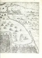 Picture 27 of 34 from I commentari di C. Givlio Cesare : con le figvre in rame de gli alloggiamenti, de' fatti d'arme, delle circonuallationi delle città, & di molte altre cose notabili descritte in essi (1598), leaf 373