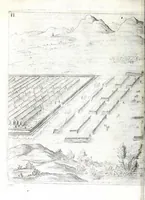 An illustration from I commentari di C. Givlio Cesare : con le figvre in rame de gli alloggiamenti, de' fatti d'arme, delle circonuallationi delle città, & di molte altre cose notabili descritte in essi (1598)