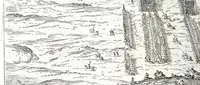 Picture 32 of 34 from I commentari di C. Givlio Cesare : con le figvre in rame de gli alloggiamenti, de' fatti d'arme, delle circonuallationi delle città, & di molte altre cose notabili descritte in essi (1598), leaf 546