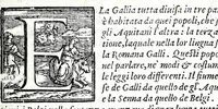 Picture 4 of 34 from I commentari di C. Givlio Cesare : con le figvre in rame de gli alloggiamenti, de' fatti d'arme, delle circonuallationi delle città, & di molte altre cose notabili descritte in essi (1598), leaf 57