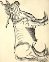 An illustration from Icones animalium quadrupedum uiuiparorum et ouiparorum : quae in Historiae animalium Conradi Gesneri libro I. et II. describuntur, cum nomenclaturis singulorum latinis, graecis, italicis, gallicis, et germanicis plerunque, et aliarum quoque linguarum, certis ordinibus digestae (1560)