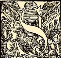 An illustration from Icones animalium quadrupedum uiuiparorum et ouiparorum : quae in Historiae animalium Conradi Gesneri libro I. et II. describuntur, cum nomenclaturis singulorum latinis, graecis, italicis, gallicis, et germanicis plerunque, et aliarum quoque linguarum, certis ordinibus digestae (1560)