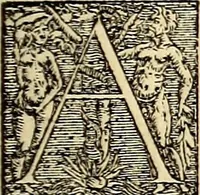 An illustration from Icones animalium quadrupedum uiuiparorum et ouiparorum : quae in Historiae animalium Conradi Gesneri libro I. et II. describuntur, cum nomenclaturis singulorum latinis, graecis, italicis, gallicis, et germanicis plerunque, et aliarum quoque linguarum, certis ordinibus digestae (1560)