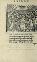 An illustration from Icones catecheseos et virtvtvm ac uitiorum illustratae numeris Iohannis Hofferi cobergensis : item. Historia passionis domini nostri Iesu Christi effigiata (1558)
