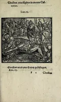 An illustration from Icones catecheseos et virtvtvm ac uitiorum illustratae numeris Iohannis Hofferi cobergensis : item. Historia passionis domini nostri Iesu Christi effigiata (1558)