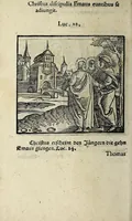 Picture 41 of 45 from Icones catecheseos et virtvtvm ac uitiorum illustratae numeris Iohannis Hofferi cobergensis : item. Historia passionis domini nostri Iesu Christi effigiata (1558), leaf 98
