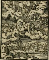 An illustration from Icones historicae Novi Testamenti, carminibus latinis et gallicis illustratae, in quibus exponitur historia in singulis exhibita figuris = Figures historiques du Nouveau Testament, accompagnées de quadrains en latin et en françois, qui exposent l'histoire representée en chaque figure (1681)