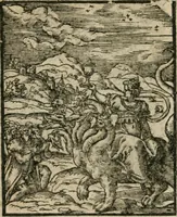 Picture 90 of 95 from Icones historicae Novi Testamenti, carminibus latinis et gallicis illustratae, in quibus exponitur historia in singulis exhibita figuris = Figures historiques du Nouveau Testament, accompagnées de quadrains en latin et en françois, qui exposent l'histoire representée en chaque figure (1681), leaf 103