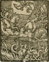 Picture 92 of 95 from Icones historicae Novi Testamenti, carminibus latinis et gallicis illustratae, in quibus exponitur historia in singulis exhibita figuris = Figures historiques du Nouveau Testament, accompagnées de quadrains en latin et en françois, qui exposent l'histoire representée en chaque figure (1681), leaf 105