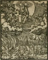 An illustration from Icones historicae Novi Testamenti, carminibus latinis et gallicis illustratae, in quibus exponitur historia in singulis exhibita figuris = Figures historiques du Nouveau Testament, accompagnées de quadrains en latin et en françois, qui exposent l'histoire representée en chaque figure (1681)