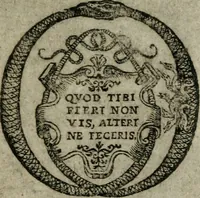 An illustration from Icones historicae Novi Testamenti, carminibus latinis et gallicis illustratae, in quibus exponitur historia in singulis exhibita figuris = Figures historiques du Nouveau Testament, accompagnées de quadrains en latin et en françois, qui exposent l'histoire representée en chaque figure (1681)