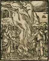 An illustration from Icones historicae Novi Testamenti, carminibus latinis et gallicis illustratae, in quibus exponitur historia in singulis exhibita figuris = Figures historiques du Nouveau Testament, accompagnées de quadrains en latin et en françois, qui exposent l'histoire representée en chaque figure (1681)