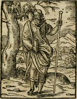 An illustration from Icones historicae Novi Testamenti, carminibus latinis et gallicis illustratae, in quibus exponitur historia in singulis exhibita figuris = Figures historiques du Nouveau Testament, accompagnées de quadrains en latin et en françois, qui exposent l'histoire representée en chaque figure (1681)