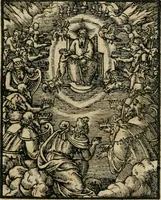 An illustration from Icones historicae Novi Testamenti, carminibus latinis et gallicis illustratae, in quibus exponitur historia in singulis exhibita figuris = Figures historiques du Nouveau Testament, accompagnées de quadrains en latin et en françois, qui exposent l'histoire representée en chaque figure (1681)
