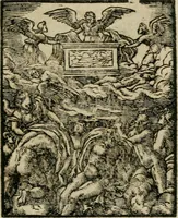 An illustration from Icones historicae Novi Testamenti, carminibus latinis et gallicis illustratae, in quibus exponitur historia in singulis exhibita figuris = Figures historiques du Nouveau Testament, accompagnées de quadrains en latin et en françois, qui exposent l'histoire representée en chaque figure (1681)