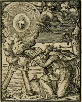 An illustration from Icones historicae Novi Testamenti, carminibus latinis et gallicis illustratae, in quibus exponitur historia in singulis exhibita figuris = Figures historiques du Nouveau Testament, accompagnées de quadrains en latin et en françois, qui exposent l'histoire representée en chaque figure (1681)