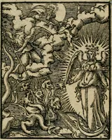 An illustration from Icones historicae Novi Testamenti, carminibus latinis et gallicis illustratae, in quibus exponitur historia in singulis exhibita figuris = Figures historiques du Nouveau Testament, accompagnées de quadrains en latin et en françois, qui exposent l'histoire representée en chaque figure (1681)