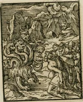 An illustration from Icones historicae Novi Testamenti, carminibus latinis et gallicis illustratae, in quibus exponitur historia in singulis exhibita figuris = Figures historiques du Nouveau Testament, accompagnées de quadrains en latin et en françois, qui exposent l'histoire representée en chaque figure (1681)
