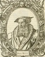 An illustration from Icones, id est, Verae imagines virorvm doctrina simvl et pietate illvstrivm, qvorvm praecipuè ministerio partim bonarum literarum studia sunt restituta, partim vera religio in variis orbis christiani regionibus, nostra patrúmque memoria fuit instaurata: additis eorundem vitae & operae descriptionibus, quibus adiectae sunt nonnullae picturae quas emblemata vocant (1580)