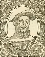 An illustration from Icones, id est, Verae imagines virorvm doctrina simvl et pietate illvstrivm, qvorvm praecipuè ministerio partim bonarum literarum studia sunt restituta, partim vera religio in variis orbis christiani regionibus, nostra patrúmque memoria fuit instaurata: additis eorundem vitae & operae descriptionibus, quibus adiectae sunt nonnullae picturae quas emblemata vocant (1580)