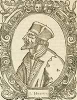 Picture 7 of 138 from Icones, id est, Verae imagines virorvm doctrina simvl et pietate illvstrivm, qvorvm praecipuè ministerio partim bonarum literarum studia sunt restituta, partim vera religio in variis orbis christiani regionibus, nostra patrúmque memoria fuit instaurata: additis eorundem vitae & operae descriptionibus, quibus adiectae sunt nonnullae picturae quas emblemata vocant (1580), leaf 19