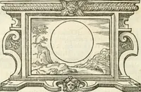 An illustration from Icones, id est, Verae imagines virorvm doctrina simvl et pietate illvstrivm, qvorvm praecipuè ministerio partim bonarum literarum studia sunt restituta, partim vera religio in variis orbis christiani regionibus, nostra patrúmque memoria fuit instaurata: additis eorundem vitae & operae descriptionibus, quibus adiectae sunt nonnullae picturae quas emblemata vocant (1580)