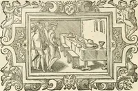 An illustration from Icones, id est, Verae imagines virorvm doctrina simvl et pietate illvstrivm, qvorvm praecipuè ministerio partim bonarum literarum studia sunt restituta, partim vera religio in variis orbis christiani regionibus, nostra patrúmque memoria fuit instaurata: additis eorundem vitae & operae descriptionibus, quibus adiectae sunt nonnullae picturae quas emblemata vocant (1580)