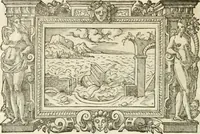 Picture 111 of 138 from Icones, id est, Verae imagines virorvm doctrina simvl et pietate illvstrivm, qvorvm praecipuè ministerio partim bonarum literarum studia sunt restituta, partim vera religio in variis orbis christiani regionibus, nostra patrúmque memoria fuit instaurata: additis eorundem vitae & operae descriptionibus, quibus adiectae sunt nonnullae picturae quas emblemata vocant (1580), leaf 293
