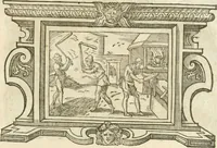 Picture 114 of 138 from Icones, id est, Verae imagines virorvm doctrina simvl et pietate illvstrivm, qvorvm praecipuè ministerio partim bonarum literarum studia sunt restituta, partim vera religio in variis orbis christiani regionibus, nostra patrúmque memoria fuit instaurata: additis eorundem vitae & operae descriptionibus, quibus adiectae sunt nonnullae picturae quas emblemata vocant (1580), leaf 296