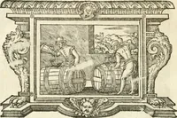 An illustration from Icones, id est, Verae imagines virorvm doctrina simvl et pietate illvstrivm, qvorvm praecipuè ministerio partim bonarum literarum studia sunt restituta, partim vera religio in variis orbis christiani regionibus, nostra patrúmque memoria fuit instaurata: additis eorundem vitae & operae descriptionibus, quibus adiectae sunt nonnullae picturae quas emblemata vocant (1580)