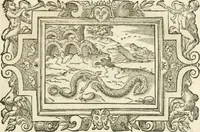An illustration from Icones, id est, Verae imagines virorvm doctrina simvl et pietate illvstrivm, qvorvm praecipuè ministerio partim bonarum literarum studia sunt restituta, partim vera religio in variis orbis christiani regionibus, nostra patrúmque memoria fuit instaurata: additis eorundem vitae & operae descriptionibus, quibus adiectae sunt nonnullae picturae quas emblemata vocant (1580)